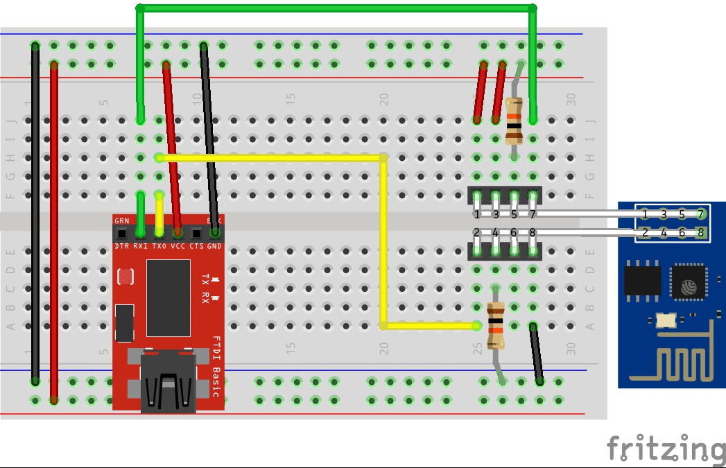 Breadboard diagram