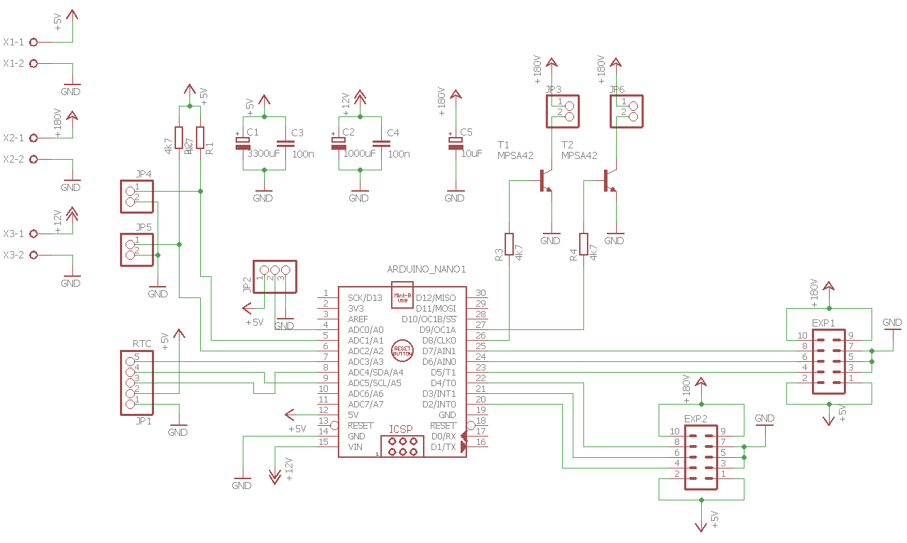 Main board schematic