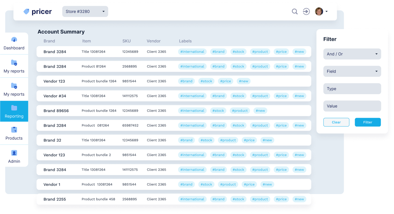 Web crawling mockup image